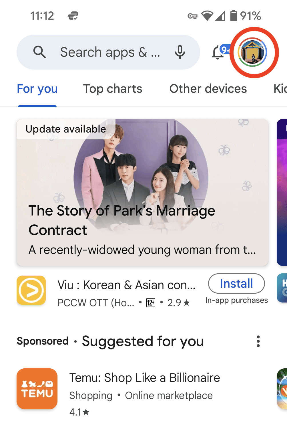 How to change Google Play country with a VPN on Android