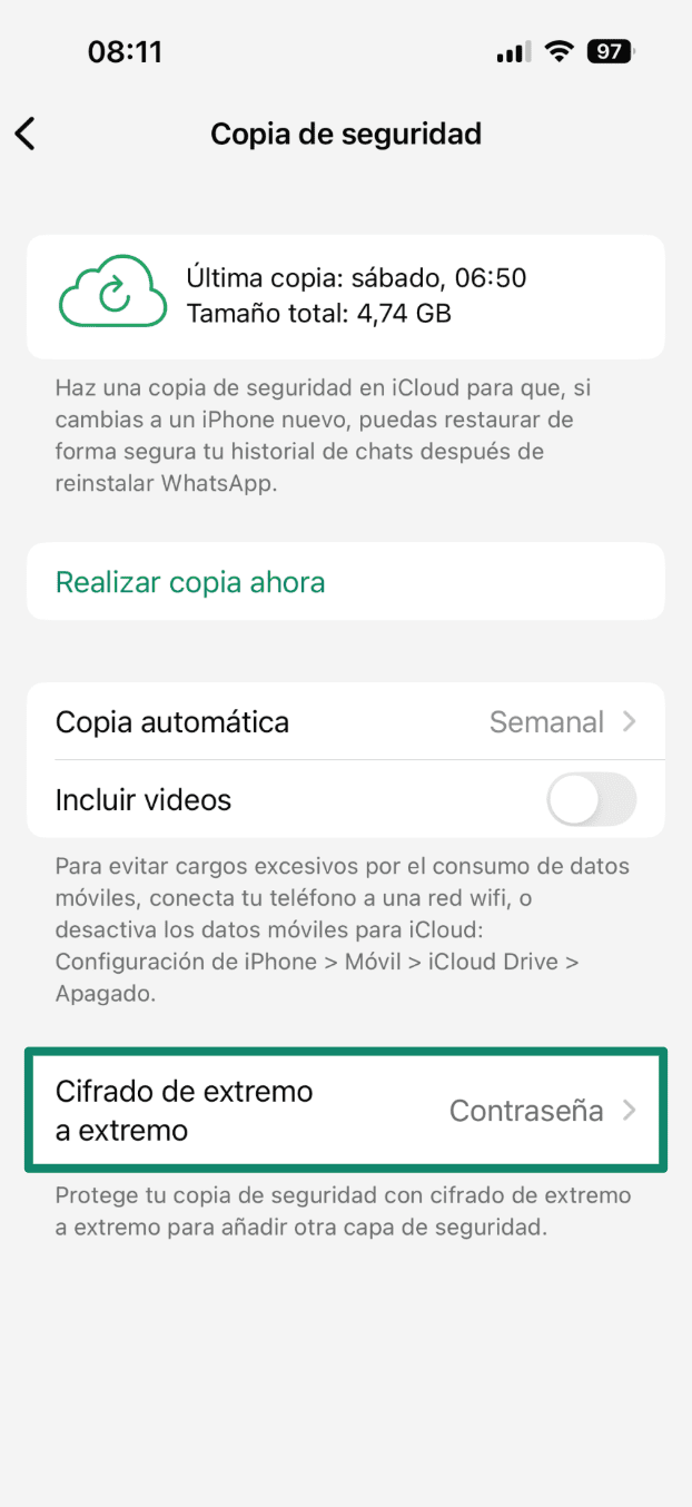 Tap End To End Encrypted Backup Es 1