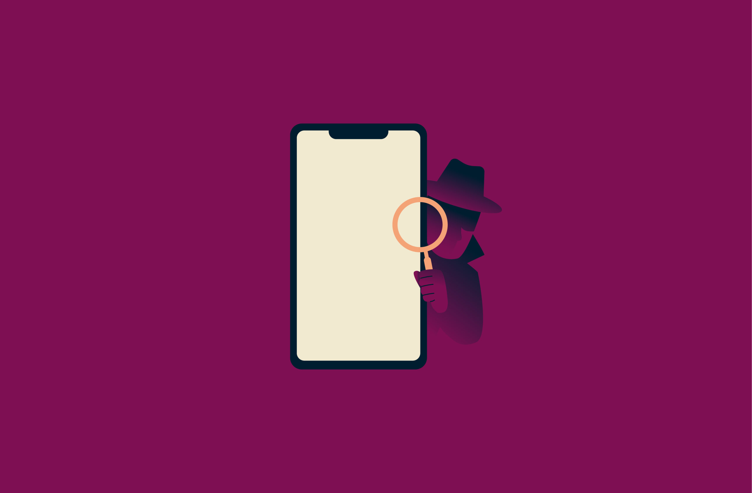 illustration how to know if your phone is tapped and what to do about it