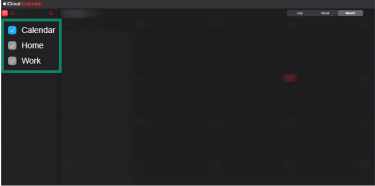 Screenshot showing Calendars you can disable on iCloud