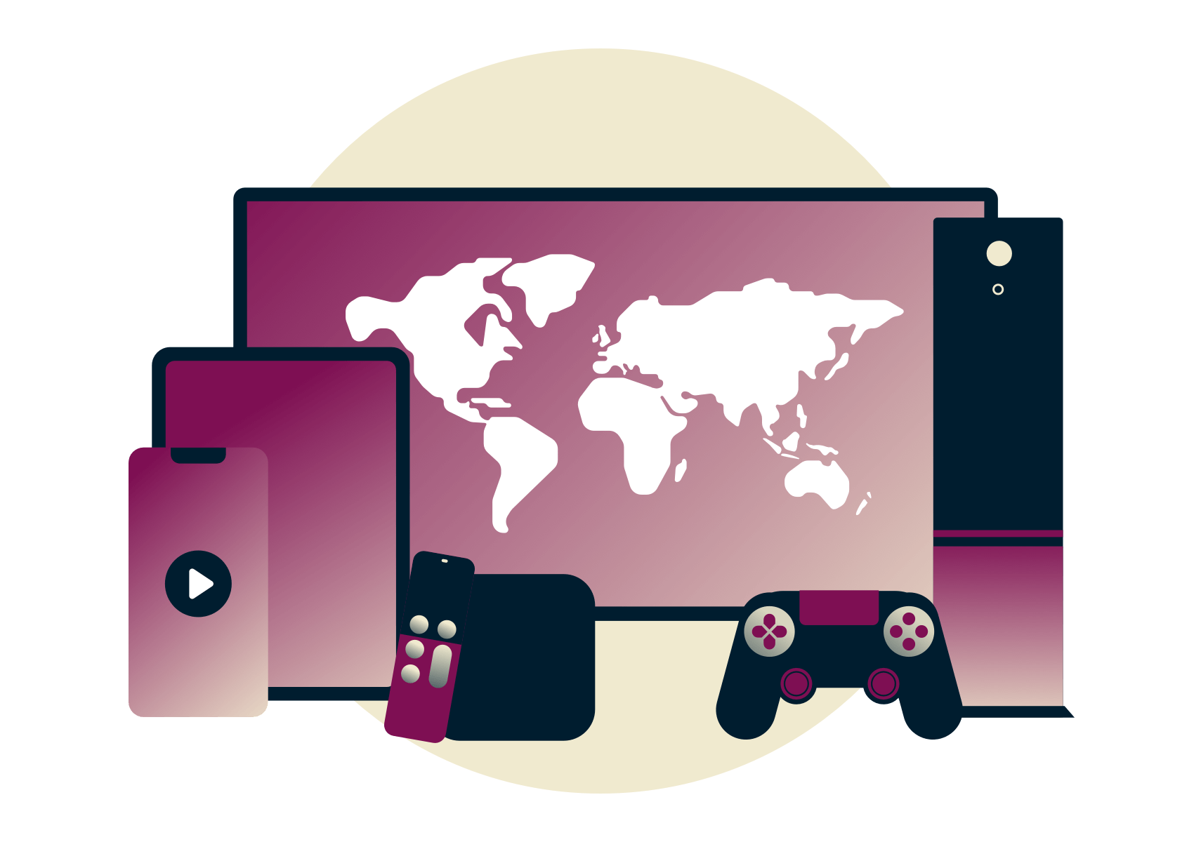 Netflix USA sul monitor di un computer.