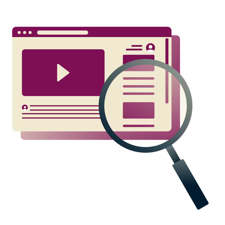 Med et forstørrelsesglas kan du se nærmere på, hvad der sker på computeren.