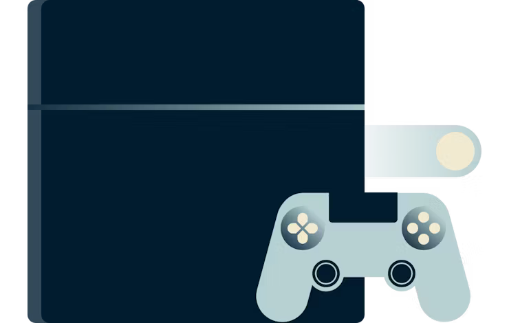 Un controller per PlayStation.