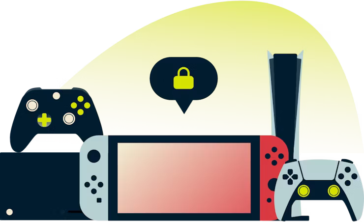 Få den bästa VPN-tjänsten för spelkonsoler.