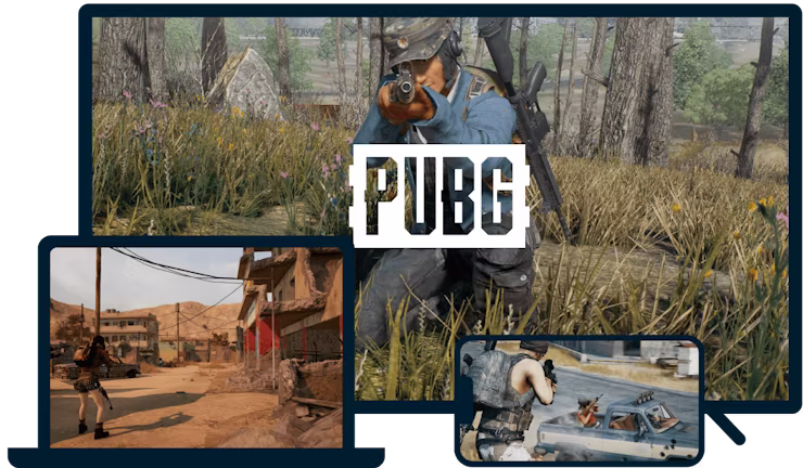 PUBG: Battlegrounds on a variety of devices.
