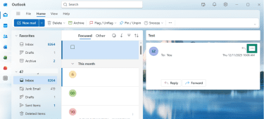 An email in the Outlook app interface is open, and the 3 dots are highlighted.