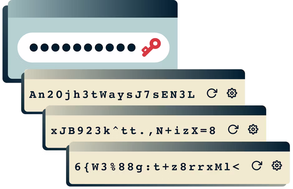 Güçlü şifreler oluşturmak için ExpressVPN Keys şifre yöneticisini kullanın.